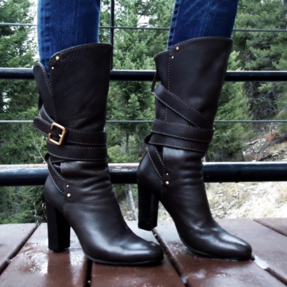 Chloé Paddington Mid Calf Boots